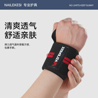 Nén chuyên nghiệp Thể dục Hỗ trợ cổ tay Power Band Nam Cử tạ Deadlift Dây đeo cổ tay