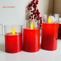 Nến cốc nhựa điện tử chạy pin trang trí phòng, Trang Trí Decor siêu nổi, siêu đẹp