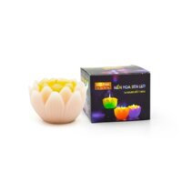 Nến Hoa Sen Led - Nến Led 7 Màu