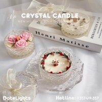 Nến hũ thuỷ tinh CRYSTAL CANDLE Dateneyland - Decor tinh tế sang trọng