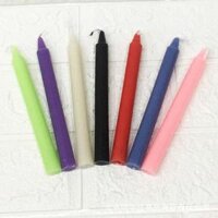 Nến niêm phong Spell jar và trang trí các màu nến đen, nến xanh, nến vàng, nến tím, nến hồng... - 1 cây nến đỏ