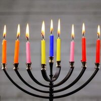 Nến niêm phong Spell jar và trang trí các màu nến đen, nến xanh, nến vàng, nến tím, nến hồng... - 1 cây nến xanh lá