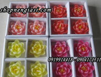 Nến nổi thả nước ”hoa sen” / 4 cái