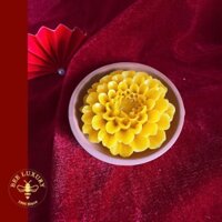 Nến sáp ong Hoa thược dược cháy 14 - 16h