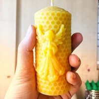 Nến sáp ong tự nhiên nguyên chất xuất khẩu thiên thần - màu sắc tự nhiên theo đợt sáp xuất khẩu