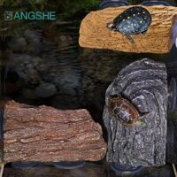 Nền tảng sấy rùa BANGSHE, Mô phỏng vỏ cây Nền tảng móng rùa đá, Cốc hút sáng tạo Nền tảng tắm nắng cho bể cá