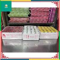 NẾN TEA LIGHT 100 VIÊN/ HỘP CHÁY 4H.