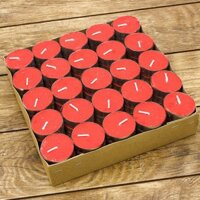 Nến Tealight – Hộp 100 viên- Nến màu đỏ