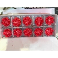 Nến tealight sen, từ bơ thực vật ( 1 hộp 10 viên ) - Văn phòng phẩm Nhơn Phát