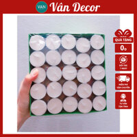 Nến tealight trắng - hộp 100 viên