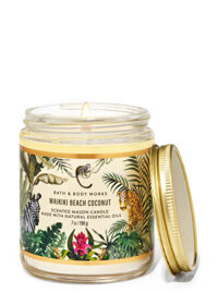 Nến thơm 1 bấc Bath & Body Works Waikiki Beach Coconut (198g)
