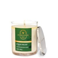Nến thơm 1 BẤC thư giãn Bath & Body Works Aromatherapy Stress Relief Eucalyptus + Spearmint 227G
