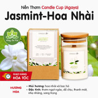 Nến thơm Agaya mùi Jasmint - Hoa Lài vs Bạc Hà