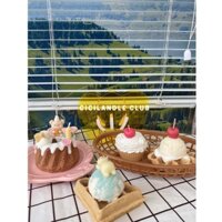 Nến thơm bánh Chiffon gấu xinh CICILANDLE