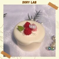 Nến Thơm Bánh Kem Dâu Rừng, Quà Tặng Ý Nghĩa - Dory Lab