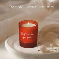 Nến Thơm Cao Cấp Damas Best Wishes For You Hương Rượu Bourbon Ủ Gỗ Sồi Set Quà Tặng Nến Thơm