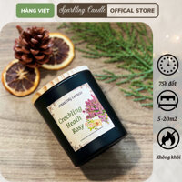 Nến Thơm Cao Cấp Thư Giãn 500 GRAM Thơm Phòng Hương Hoa Thạch Thảo Quà Tặng Decor Sparkling Candle
