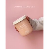 Nến thơm cao cấp xuất khẩu Âu Mỹ thiên nhiên Lumos  MAPLE BUTTERSCOTCH 8.8OZ (mùi kẹo caramel)