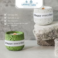 Nến thơm cốc đá cao cấp hương tự nhiên an toàn khử mùi