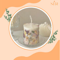 Nến thơm decor SER Candle trang trí hoa khô không khói DC01