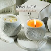 Nến thơm dòng đá Mountain, dụng cụ hỗ trợ giấc ngủ và êm dịu tại nhà, hộp quà sinh nhật cao cấp thí