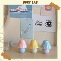 Nến Thơm Handmade Đèn Ngủ Màu Pastel - Dory Lab