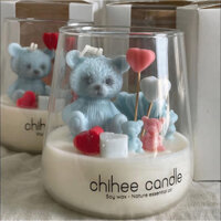 Nến Thơm Handmade Gấu Teddy Xinh Xắn Từ Tinh Dầu Tự Nhiên