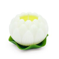 Nến thơm hoa sen lớn đổi màu đèn LED MIC5272 Lựa chọn vàng nhạt, hồng nhạt - Trắng