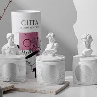 Nến Thơm Hũ Thạch Cao Tượng Nghệ Thuật CITTA, Làm Quà Tặng, Trang Trí Đẹp - CT33