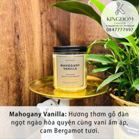 Nến thơm Mahogany Vanilla 198gr chính hãng Bath&BodyWork