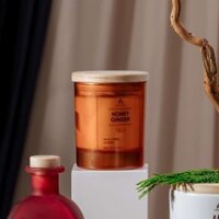 Nến thơm MOOLI NEST hương Trà, Gừng và Mật Ong cao cấp xuất khẩu châu Âu - Honey Ginger