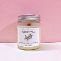 Nến Thơm Phòng Tinh Dầu Cao Cấp Dana Candle - Bấc Gỗ - Sáp Cọ - Trang Trí Decor 220gram - Tặng hủ diêm