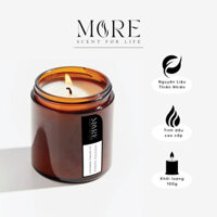 Nến thơm thư giãn handmade cao cấp nhiều mùi hương cốc 100g cho phòng vừa và nhỏ MORE