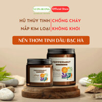 Nến thơm tinh dầu bạc hà peppermint VINA TƯƠI 100g & 200g khử mùi thư giãn the mát sảng khoái