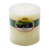 Nến thơm trụ tròn D10H10 Miss Candle FtraMart (Vàng nhạt)