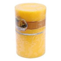 Nến thơm trụ tròn D10H15 Miss Candle EDC0610 10 x 15 cm (Vàng, hương hoa lan)