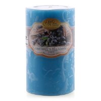 Nến thơm trụ tròn D6H10 Miss Candle MIC0833 6 x 10 cm - Xanh da trời