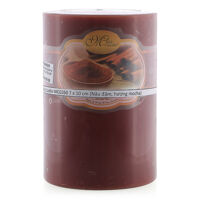 Nến thơm trụ tròn D7H10 Miss Candle MIC0260 7 x 10 cm Nâu đậm, hương quế