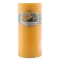 Nến thơm trụ tròn D7H15 Miss Candle MIC0277 7 x 15 cm (Vàng nhạt hương sả chanh) [bonus]