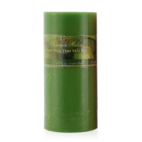 Nến thơm trụ tròn D7H15 Miss Candle MIC0277 7 x 15 cm (Xanh lá hương táo) [bonus]