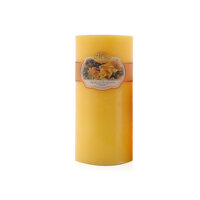 Nến thơm trụ tròn D7H15 Miss Candle MIC0277 7 x 15 cm Vàng, hương hoa lan