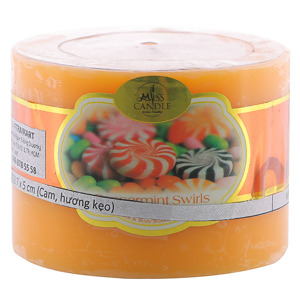 Nến thơm trụ tròn D7H5 Miss Candle MIC0253 - 7x5 cm