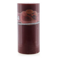 Nến Thơm Trụ Tròn Hương Hoa Lan D7H15 Miss Candle MIC0277 7 x 15 cm  Nâu đậm, hương mocha