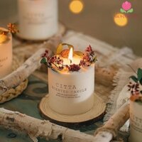 Nến Thơm Tự Nhiên Tinh Dầu Hoa Khô Quà Tặng Ngày Lễ Tình Nhân sáp thơm phòng hoa sáp thơm khử mùi nhà vệ sinh Nến Thơm tinh dầu thiên nhiên,Nến thơm phòng Candle Cup /  không khói an toàn làm đồ trang trí phòngHƯỚNG DẪN SỬ DỤNG NẾN THƠM CANDLE