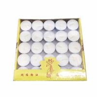 Nến trang trí Tealight 100 viên (Hộp 100 viên) màu trắng- MSCLV