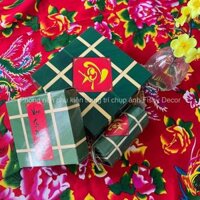 Nền Vải/ Khăn Trải Bàn Chăn Con Công Chụp Ảnh Tết