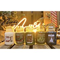 Nến YANKEE Giáng Sinh 2022 (Jar Christmas Collection) - Tree Farm Festival, Jack Frost, Holiday Sage, Balsam Forest