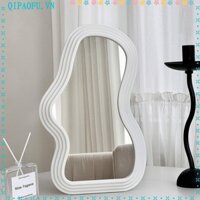 NENTEY Gương trang điểm NENTEY, Gương đứng di động hình đám mây, Gương trang điểm để bàn treo tường không đều chất lượng cao Trang trí phòng ngủ