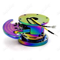 Neo Chrome Racing Steering Wheel Quick Release Hub Kit Adapter Body Removable Snap Off Boss Kit 90 Degree WORKS BELL Til