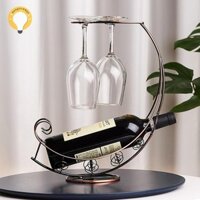 [Neo] Giá để rượu bằng kim loại sáng tạo Giá đỡ rượu vang Giá đỡ thanh [VN]